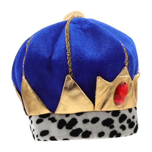 TOYANDONA Königskronenhut für Robuster Stoff Elegantes Design für Halloween und Geburtstagsfeiern Cosplay Zubehör Handwerkskunst Wiederverwendbar TOYANDONA Königskronenhut für Robuster Stoff Elegantes Design für Halloween und Geburtstagsfeiern Cosplay Zubehör Handwerkskunst Wiederverwendbar von TOYANDONA