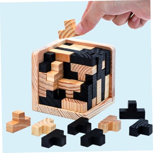 TOYANDONA Kongming Schloss Klassisches Interlock Puzzle Denkspiel für Erwachsene Fördert Gehirnentwicklung Eltern Junge Mädchen Unterhaltung Stressabbau von TOYANDONA