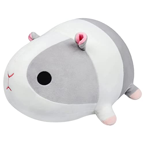 TOYANDONA Kopfkissen Halloween Decoration Animal-Design bodenmatten Dekokissen Meerschweinchen Puppe Hamster Stofftier gefülltes meerschweinchen Kissen Plüschspielzeug PP Baumwolle Grey von TOYANDONA