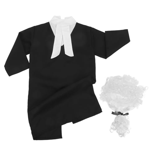 TOYANDONA Kostüm mit Robe und Perücke Atmungsaktiv Wiederverwendbar und Maschinenwaschbar für Rollenspiele Halloween Kostümparty und Schulaufführungen TOYANDONA Kostüm mit Robe und Perücke Atmungsaktiv Wiederverwendbar und Maschinenwaschbar für Rollenspiele Halloween Kostümparty und Schulaufführungen von TOYANDONA