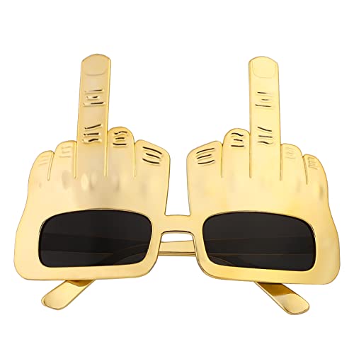 Kreativer Mittelfinger aus Der Handform Finger Lustige Party Lustige Neuheit Sonnenbrille für Party- Selfie- Requisiten von TOYANDONA