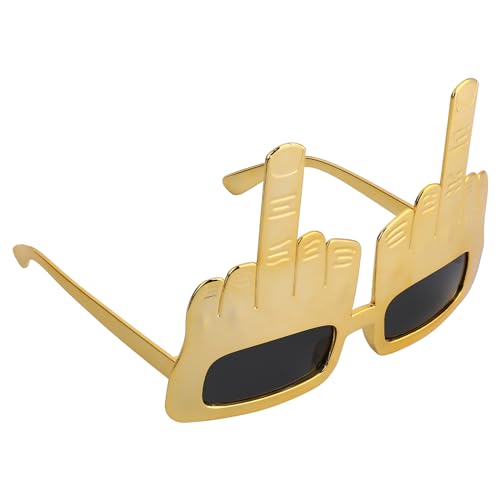 TOYANDONA Kreativer Mittelfinger aus Der Handform Finger Dumme Lustige Party Lustige Neuheit Sonnenbrille für Party- Selfie- Requisiten von TOYANDONA