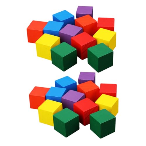 TOYANDONA Kreatives Baustein Set Für 50 Bunte Würfel Lernspielzeug Für Pädagogisches Und Stacking Ideales Für Vorschulkinder TOYANDONA Kreatives Baustein Set Für 50 Bunte Würfel Lernspielzeug Für Pädagogisches Und Stacking Ideales Für Vorschulkinder von TOYANDONA