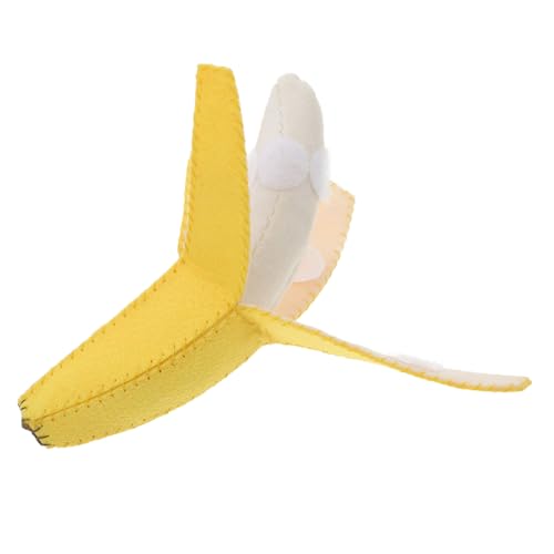 TOYANDONA Kreatives Kleines Bananenspielzeug aus Robustem Vliesstoff Weiches Kinderzubehör Handliches Stoffobst für Fantasievolles Sicher für Jungen und Mädchen für Geburtstage und Festtage von TOYANDONA