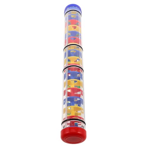 TOYANDONA Kreatives Musikinstrument für Kleinkinder Spiral Design Regenklangröhre für Sensorische und Kognitive Entwicklung Fördert und Sehsinn von TOYANDONA