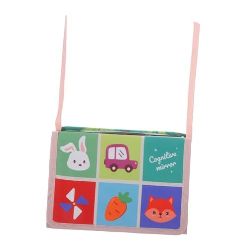 TOYANDONA Kreatives Stoffbuch Mit Spiegel Fühlbuch Für Kleinkinder Montessori Inspiriertes Fördert Interaktion Für Frühkindliche von TOYANDONA