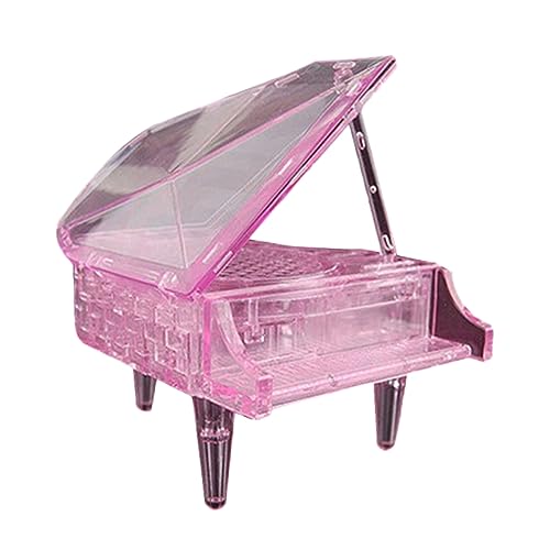 TOYANDONA Kristall Klavier Puzzle Spielzeug DIY Handgefertigtes Kinderpuzzle Kreatives Bastelspielzeug Fantasie Und Geschicklichkeit von TOYANDONA