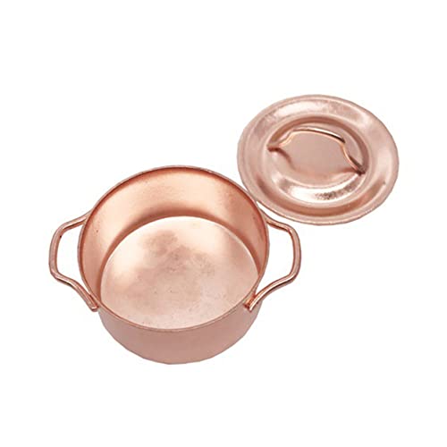 TOYANDONA Küchendekoration Kochtopf Party für für Toys hühner Kid Toys Mini-Kochgeschirr Mini-Kochtopf Legierung Golden von TOYANDONA