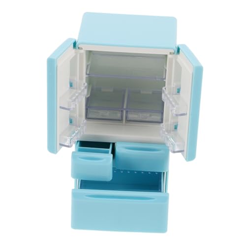 TOYANDONA Kühlschrank-Modellspielzeug mini kühlschrank Miniaturmöbel für Puppenhäuser klein Puppenhausküchenartikel Puppenhauszubehör und Möbel Kühlschrank Plastik Himmelblau TOYANDONA Kühlschrank-Modellspielzeug mini kühlschrank Miniaturmöbel für Puppenhäuser klein Puppenhausküchenartikel Puppenhauszubehör und Möbel Kühlschrank Plastik Himmelblau von TOYANDONA