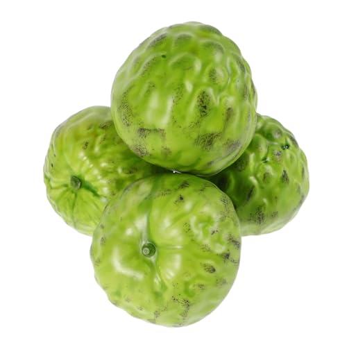 TOYANDONA 4stücke Künstliche Tropenfrüchte Realistische Squamosa Modelle Als Dekoration Für Küche Home-Party Fotografie Requisiten Lifelike Faux Fruit Für Stilvolle Tischgestaltung von TOYANDONA