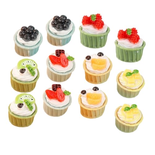 TOYANDONA Realistische Handgemachte Kuchen Handwerk Gemischten Stil Kuchen Puppe Künstliche Dessert Kuchen Requisiten Simulation Kuchen Lebensechte Kuchen von TOYANDONA