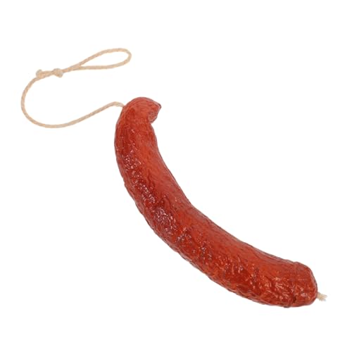 TOYANDONA Künstliche Wurst Deko Modell Realistische Getrocknete Wurst Attrappe Unzerbrechliches Fake Food Prop für Restaurant Ausstellung Fotoaufnahmen Vielseitige Küchen und Eventdeko von TOYANDONA