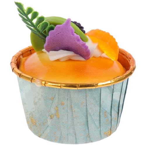 TOYANDONA Künstlicher Kuchen Kuchen-Dessert-Modell Kuchenmodelle Foto-Requisiten Dessert-Modelle Realistisches Essen Kuchen-Food-Modelle Zuverlässiger Kuchen Hausbedarf PVC von TOYANDONA