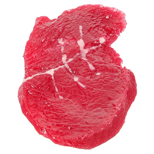 TOYANDONA Wiederverwendbares Kunstfleisch- Kompaktes Steak-requisit für Restaurant- und Eventfotografie TOYANDONA Wiederverwendbares Kunstfleisch- Kompaktes Steak-requisit für Restaurant- und Eventfotografie von TOYANDONA