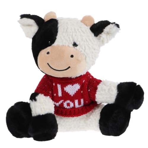 TOYANDONA Kuhpuppe Puppenspielzeugverzierung Lustige Plüschtiere Kleine Ausgestopfte Kuh Kuscheltiere Für Jungen Kinderpuppe Lustiges Plüschtier Plüschmaterial Black TOYANDONA Kuhpuppe Puppenspielzeugverzierung Lustige Plüschtiere Kleine Ausgestopfte Kuh Kuscheltiere Für Jungen Kinderpuppe Lustiges Plüschtier Plüschmaterial Black von TOYANDONA