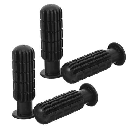 TOYANDONA Kunststoff-Kickergriffe 4 Stück Tischfußballgriff Tischfußball-Griffteil Tischfußballgriff-Griff-Ersatz Für 10 Mm Standard-Kickertische Schwarz von TOYANDONA