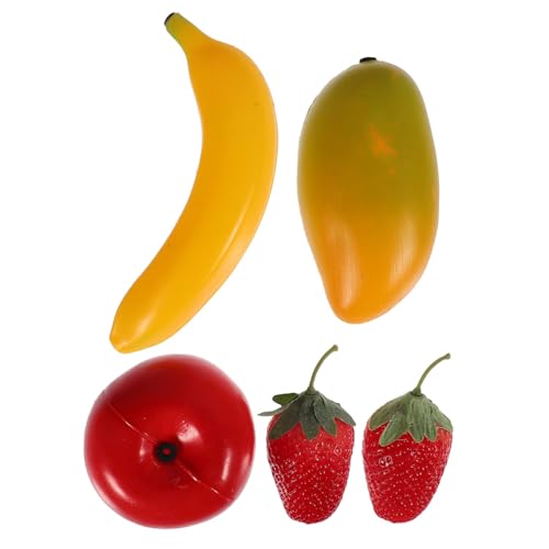 TOYANDONA Kunststoff Musical Frühen Percussion Maracas Obst Instrumente Shaker Von Simulierte Kleinkinder Pädagogisches Für von TOYANDONA