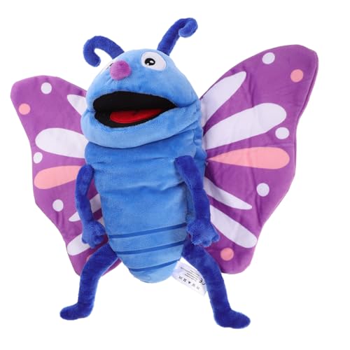 TOYANDONA Kuschelige Schmetterling Handpuppe aus Weichem Plüsch Interaktives Puppenspielzeug zum Geschichtenerzählen Waschbar Kindgerechtes Lernspielzeug für Eltern Junge Mädchen Aktivitäten TOYANDONA Kuschelige Schmetterling Handpuppe aus Weichem Plüsch Interaktives Puppenspielzeug zum Geschichtenerzählen Waschbar Kindgerechtes Lernspielzeug für Eltern Junge Mädchen Aktivitäten von TOYANDONA