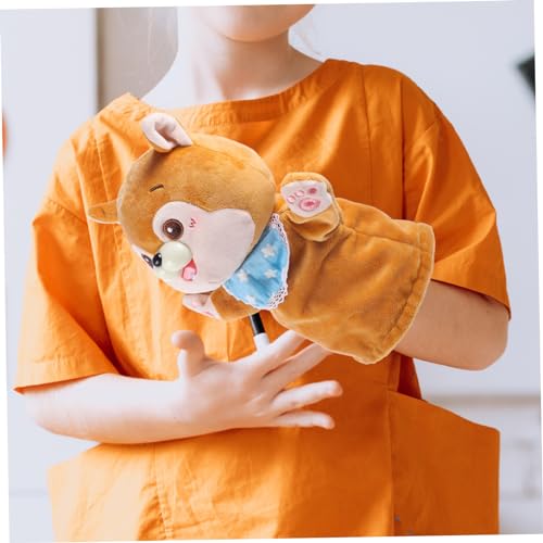 TOYANDONA Kuschelige Shiba Inu Handpuppe Plüschtier Interaktives für Kindergarten Storytelling Kreatives Rollenspiel Lernspielzeug TOYANDONA Kuschelige Shiba Inu Handpuppe Plüschtier Interaktives für Kindergarten Storytelling Kreatives Rollenspiel Lernspielzeug von TOYANDONA