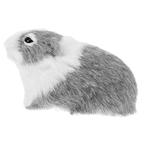 TOYANDONA Kuscheltier Hamster üschfigur Realistisches Hamster Modell üßes üschtier Hamster Für Dekoration Weiße Farbgebung TOYANDONA Kuscheltier Hamster üschfigur Realistisches Hamster Modell üßes üschtier Hamster Für Dekoration Weiße Farbgebung von TOYANDONA
