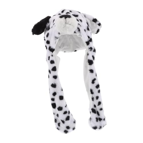 TOYANDONA Kuscheltier Hut Ohren Bewegender Hut Dalmatinisches Kostüm Lustiger Partyhut Kostüm Hüte Cosplay-hüte Hut Mit Ohrenklappen Lustige Beanie-mütze Wintermütze Für Kinder Plüsch TOYANDONA Kuscheltier Hut Ohren Bewegender Hut Dalmatinisches Kostüm Lustiger Partyhut Kostüm Hüte Cosplay-hüte Hut Mit Ohrenklappen Lustige Beanie-mütze Wintermütze Für Kinder Plüsch von TOYANDONA