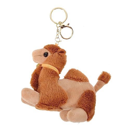 TOYANDONA Kuscheltier Kamel Plüschspielzeug für Rucksack Niedliches Ausgestopftes Kamel als Schlüsselanhänger für Dekoration für Zuhause von TOYANDONA