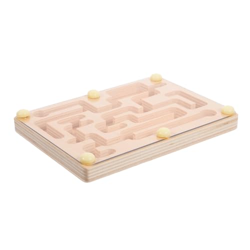 TOYANDONA Labyrinth-Ball-Brett Balance holzspielzeug Boardgames kinderspielsachen geduldsspiele Gleichgewichtstrainingsspielzeug Labyrinth-Brett Perlenlabyrinth Acryl von TOYANDONA