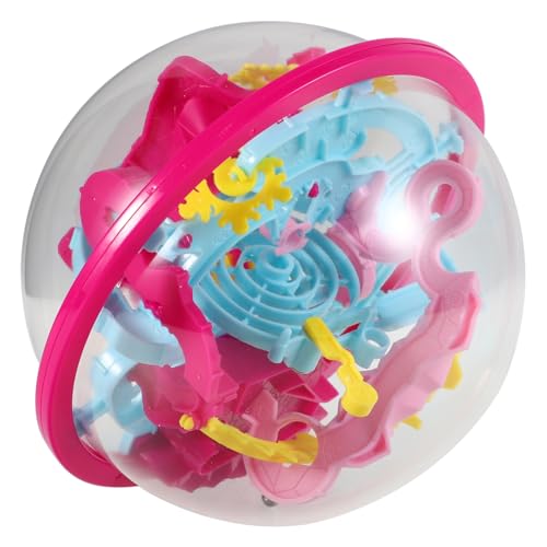 TOYANDONA Labyrinth Kugel Interaktives Intelligentes Leicht Tragbarer Mechanischer Puzzle Ball für Erwachsene Fördert Räumliches und Kognitive Fähigkeiten von TOYANDONA