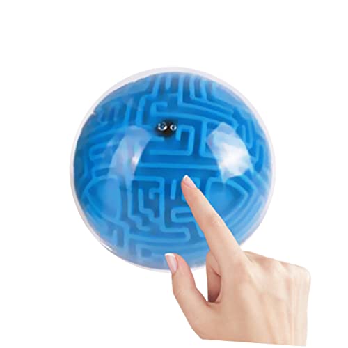 TOYANDONA Rätsel Intelligenz-Labyrinth-Spiel Labyrinth-Ball-Puzzle Familienspiele puzzletisch Labyrinth Ball Spielzeug Labyrinthball für Kinder Mini Labyrinth-Kugel Intelligenzball 3D von TOYANDONA
