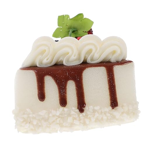 TOYANDONA Lebensechte Fake Dessert Modell Künstliche Kuchendekoration Realistisches Faux Cake Ornament für Hochzeit Party Fensterdeko Fotografie Requisit von TOYANDONA