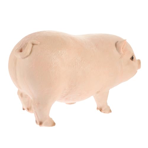TOYANDONA Lebensechte Kleine Schwein Figurine Tierisches Resin Deko Modell für Garten und Realistischer Piggy Dekorationsartikel von TOYANDONA
