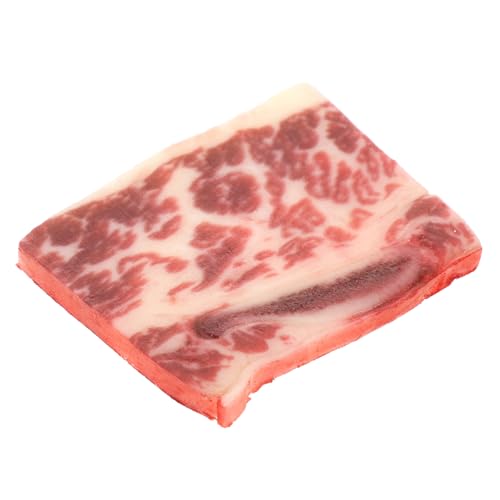 TOYANDONA Lebensechtes Rindfleischmodell Simulation Künstliches Fleisch Modell für Fotografie Küchenrequisite Restaurantdekoration Sicheres Material Langlebiges Kochspielzeug TOYANDONA Lebensechtes Rindfleischmodell Simulation Künstliches Fleisch Modell für Fotografie Küchenrequisite Restaurantdekoration Sicheres Material Langlebiges Kochspielzeug von TOYANDONA