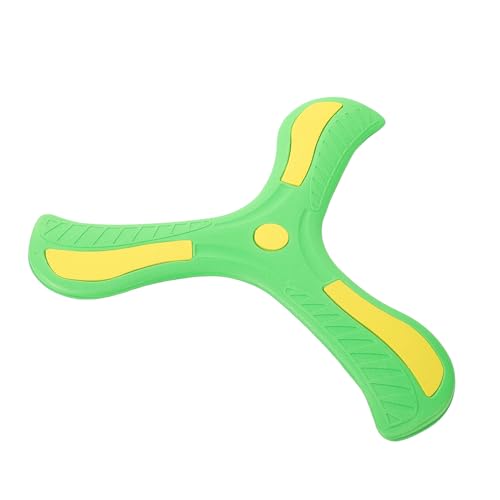 TOYANDONA Leichtes Flugspielzeug für Langlebiges Outdoor wurfspiel Einfach zu Werfen und Zurückkehrend Interaktives Garten Jungen und Mädchen Grünes Dreiblättriges Design von TOYANDONA