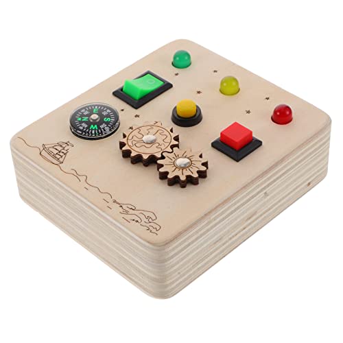 TOYANDONA Leiterplattenspielzeug Montessori Kleinkind beschäftigt Board Sensoriktafel für Kleinkindes sensorisches Beschäftigter Board Lernen Holz TOYANDONA Leiterplattenspielzeug Montessori Kleinkind beschäftigt Board Sensoriktafel für Kleinkindes sensorisches Beschäftigter Board Lernen Holz von TOYANDONA