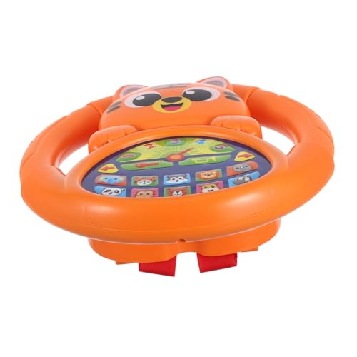TOYANDONA Lenkradspielzeug Spiel Lenkrad für Kinderwagen Realistische Simulation Fördert Feinmotorik Hand Auge Koordination und Kognitives Lernen Tragbares Lernspielzeug für Drinnen und von TOYANDONA