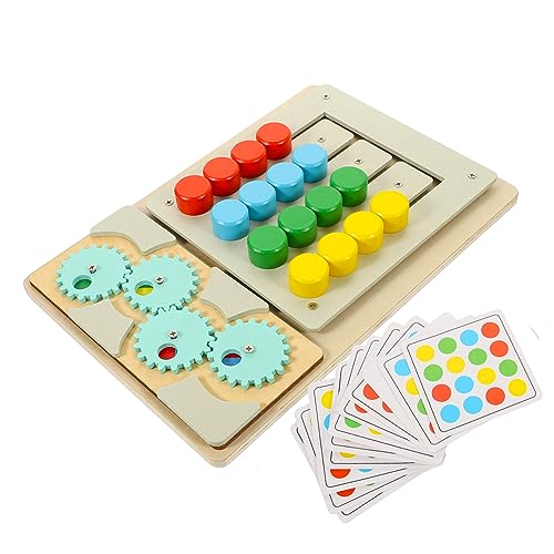 TOYANDONA Lernspielzeug Holz mit Farben Cartoon Design Pädagogisches Sortierspiel für Kleinkinder zur Motorischer Fähigkeiten und Farberkennung TOYANDONA Lernspielzeug Holz mit Farben Cartoon Design Pädagogisches Sortierspiel für Kleinkinder zur Motorischer Fähigkeiten und Farberkennung von TOYANDONA