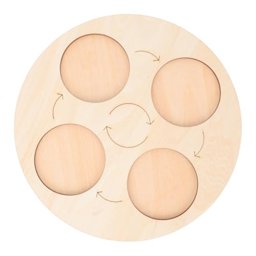 TOYANDONA Lernspielzeug Tier Lebenszyklus Modellplatte Pädagogisch Kindgerecht Vierteilig für Vorschule Spielerisch Wachstum Verstehen Geschenk Jungen Mädchen von TOYANDONA