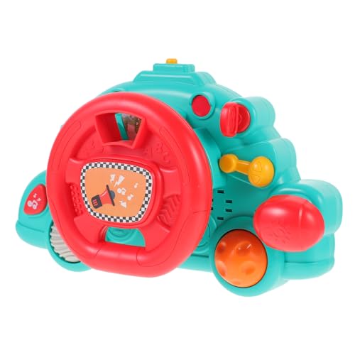 TOYANDONA Lernspielzeug zum Fahren interaktives puppenwagen Pädagogisches kinderspielzeug Auto Educational Toys Kleinkind-Antriebsrad Lenkrad Lernspielzeug Plastik von TOYANDONA
