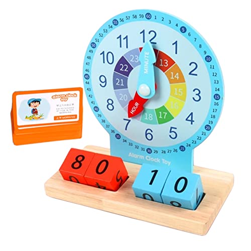 TOYANDONA Lernuhr Für Pädagogisches Zur Zeitwahrnehmung Ideal Für Vorschulkinder 3 5 Jahre Interaktives Lernspielzeug Für Frühe Bildung Holzspielzeug Uhr TOYANDONA Lernuhr Für Pädagogisches Zur Zeitwahrnehmung Ideal Für Vorschulkinder 3 5 Jahre Interaktives Lernspielzeug Für Frühe Bildung Holzspielzeug Uhr von TOYANDONA