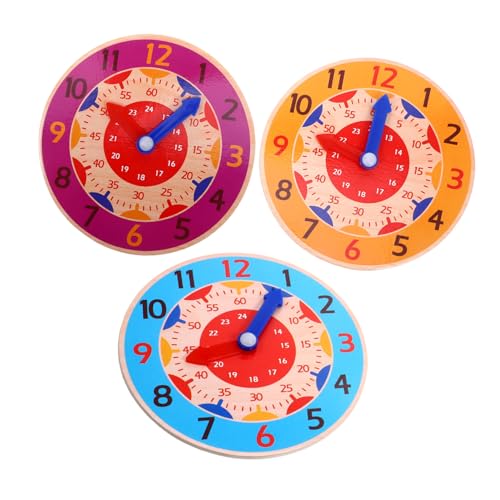 TOYANDONA Lernuhr Holzspielzeug DIY Uhr Zur Zeit Und Uhrzeit Lehre Für Kleinkinder Pädagogisches Lernspielzeug Und TOYANDONA Lernuhr Holzspielzeug DIY Uhr Zur Zeit Und Uhrzeit Lehre Für Kleinkinder Pädagogisches Lernspielzeug Und von TOYANDONA