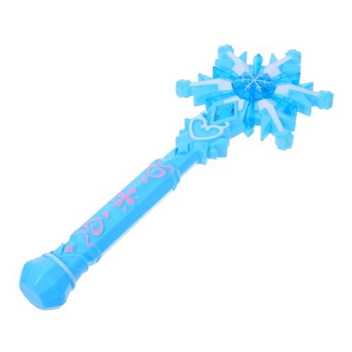 TOYANDONA Leuchtender Schneeflocken Zauberstab für Mädchen mit Drehender Funktion Robustes Design LED Lichter für Weihnachten Geburtstage Halloween und Festliche Feiern von TOYANDONA