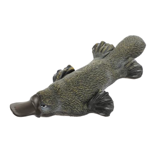TOYANDONA Lifelike Duckbill Modell Tierfigur Ornamental Kleine Enten Deko für Schreibtisch von TOYANDONA