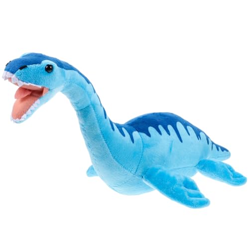 Loch-Ness-Monster Kuscheltier PlüSch Stofftier, 40cm Blau, Weiches Schlaf- Und Dekokissen FüR Kinderzimmer, Sofa Und Bett, FüR Kinder Und von TOYANDONA
