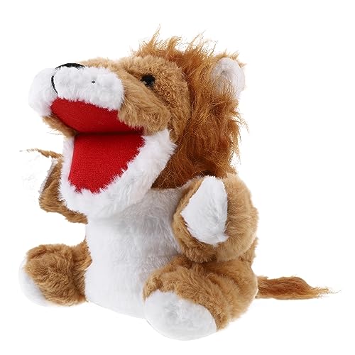 TOYANDONA Löwen Handpuppe Fingerspielzeug Zum Geschichtenerzählen Handpuppe Cartoon Plüschtierspielzeug Tierhandpuppen Realistisches Fingerspielzeug Stofftierpuppen TOYANDONA Löwen Handpuppe Fingerspielzeug Zum Geschichtenerzählen Handpuppe Cartoon Plüschtierspielzeug Tierhandpuppen Realistisches Fingerspielzeug Stofftierpuppen von TOYANDONA