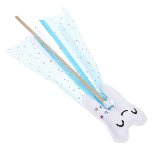 TOYANDONA Magischer Zahnfeenstab Blau mit Band Dekorativer Engel Kostüm Zauberstab für Leicht Tragbar Vielseitig für Party Bühne und Rollenspiel Einzigartiges Feenaccessoire TOYANDONA Magischer Zahnfeenstab Blau mit Band Dekorativer Engel Kostüm Zauberstab für Leicht Tragbar Vielseitig für Party Bühne und Rollenspiel Einzigartiges Feenaccessoire von TOYANDONA