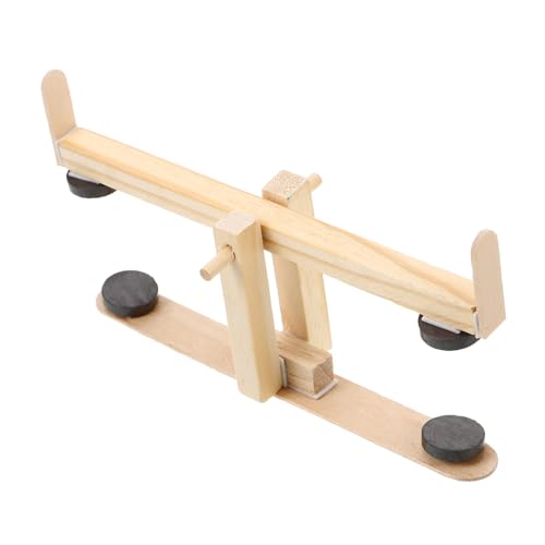 TOYANDONA Magnetische Wippe Magnettechnik Magnetwippe, Wissenschaftliches Lernspielzeug Wissenschafts-kit Kleine Magnete Zum Basteln Schaukelspielzeug Magnet-wissenschaftskits Holz Beige TOYANDONA Magnetische Wippe Magnettechnik Magnetwippe, Wissenschaftliches Lernspielzeug Wissenschafts-kit Kleine Magnete Zum Basteln Schaukelspielzeug Magnet-wissenschaftskits Holz Beige von TOYANDONA