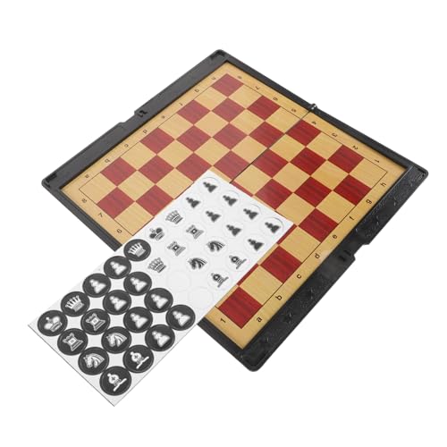 TOYANDONA Magnetisches Faltbares Schachset Reise Schachspiel Tragbares Schachbrett für Erwachsene und Leicht zu Verstauen Langlebig rutschfest Tischspiel TOYANDONA Magnetisches Faltbares Schachset Reise Schachspiel Tragbares Schachbrett für Erwachsene und Leicht zu Verstauen Langlebig rutschfest Tischspiel von TOYANDONA