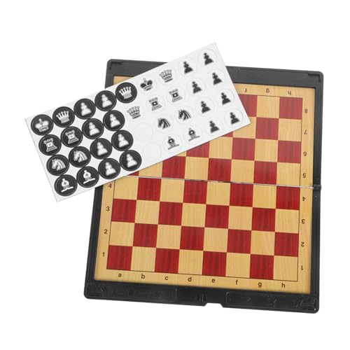 TOYANDONA Magnetisches Faltbares Schachspiel Set Tragbares Schachbrett mit Sicherem Magnetischem Design Leicht und Kompakt für Reisen und Autofahrten Geeignet für Erwachsene und Partyspiele TOYANDONA Magnetisches Faltbares Schachspiel Set Tragbares Schachbrett mit Sicherem Magnetischem Design Leicht und Kompakt für Reisen und Autofahrten Geeignet für Erwachsene und Partyspiele von TOYANDONA