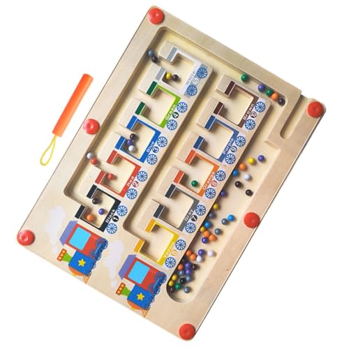 TOYANDONA Magnetisches Farben Und Zahlenbrett Für 4 8 Jahre Montessori Zur Der Feinmotorik Und Lernspiele Mit Magnetteilen Pädagogisches Für Jungen Und ädchen von TOYANDONA