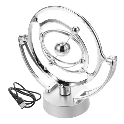 TOYANDONA Magnetisches USB Betriebenes ERD Perpetuum Schreibtischspielzeug Kinetisches Auto Ornament für Wohnmobil Reise Faszinierendes Kreativer Tischgadgets für Büro und Zuhause von TOYANDONA